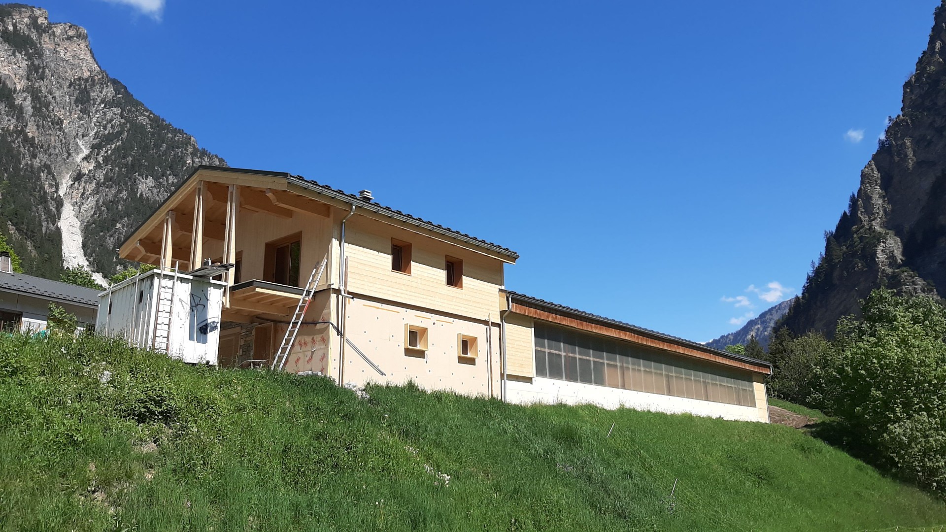 2019-2020 construction de l'habitation attenante à la bergerie